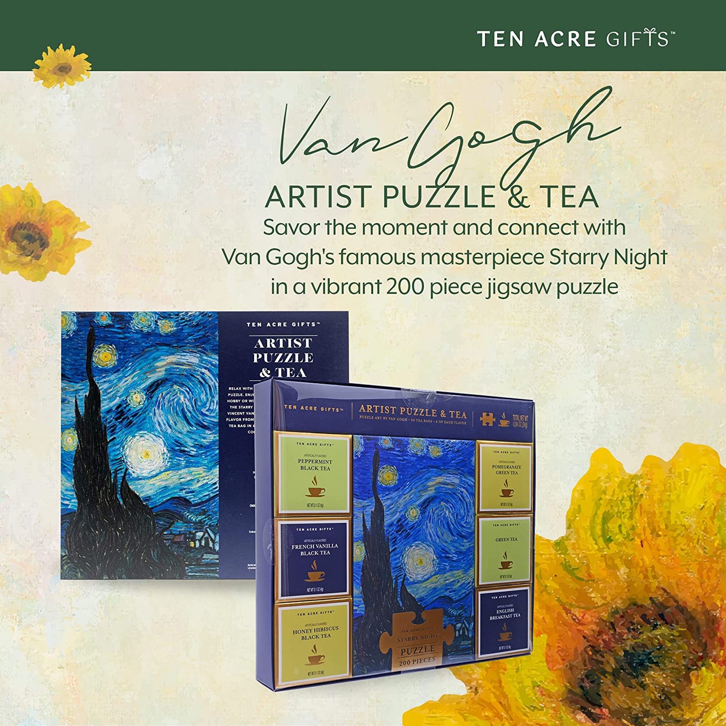 Artist Tea & Puzzle Set
